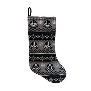20 inch Hanging Holiday Christmas Stocking - Star Wars Darth Vader Knit Stocking